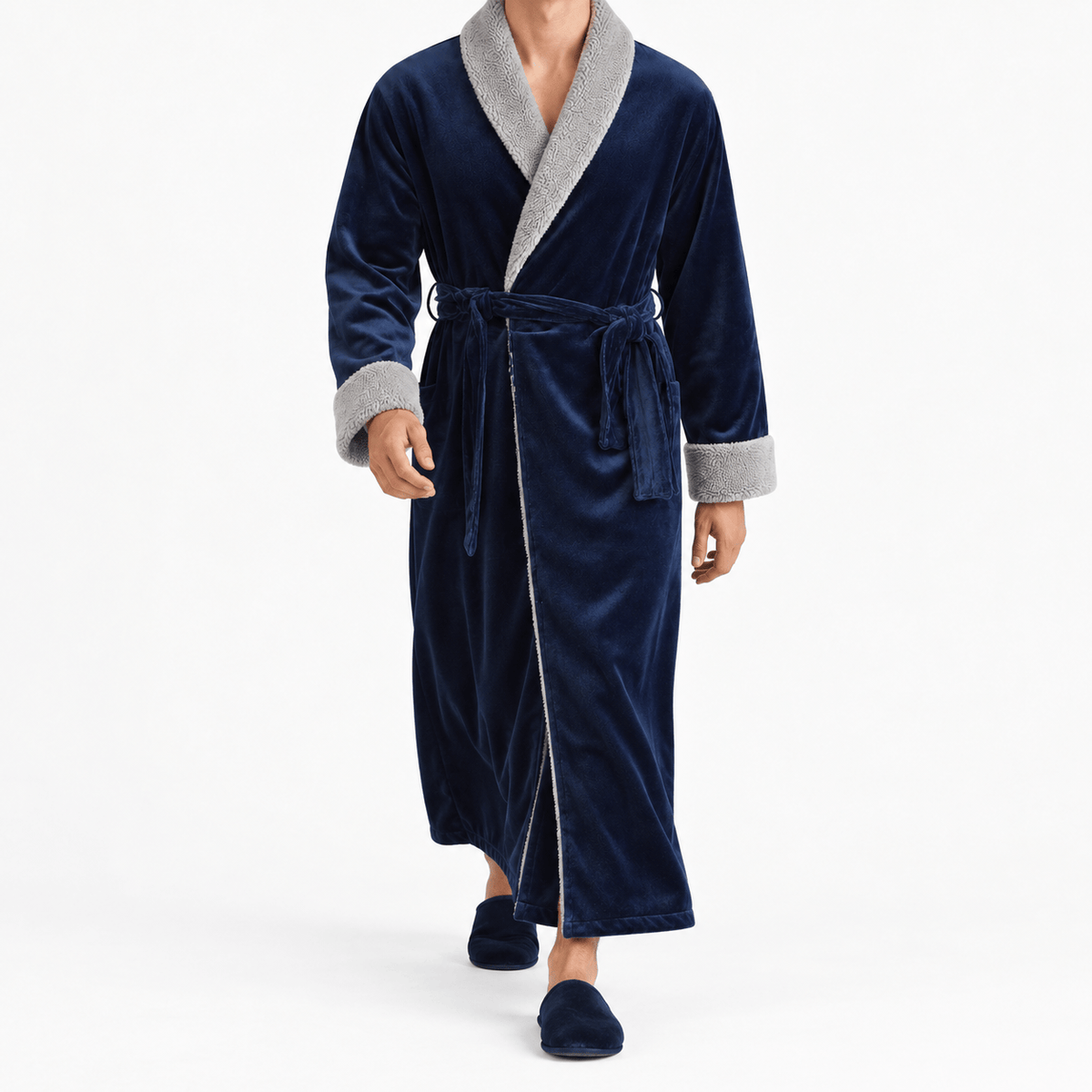 SNUG GILLY Men'S Velvet Dressing Gown