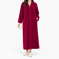 SNUG GILLY Long Lightweight Dressing Gown Zippered