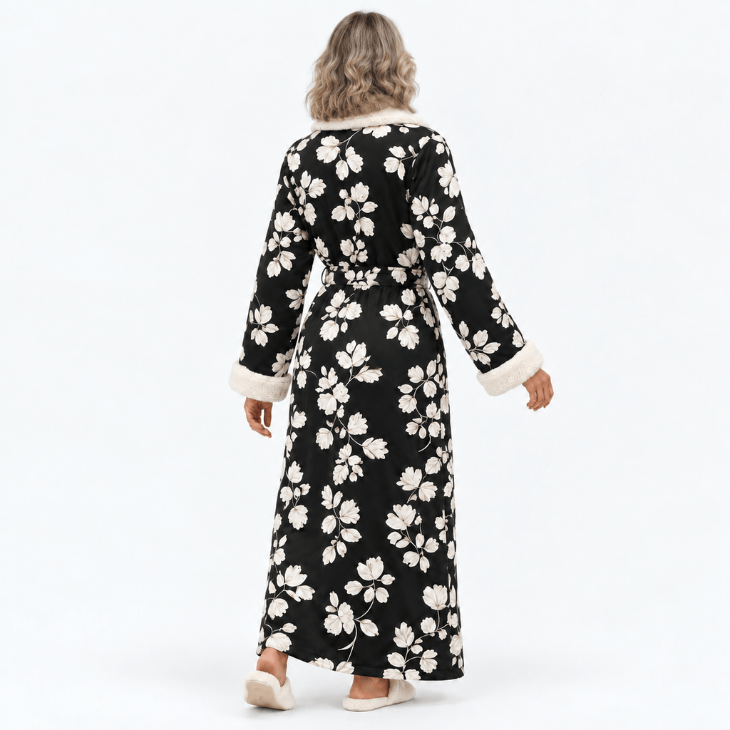 SNUG GILLY Long Fleece Dressing Gown Women'S Velvet