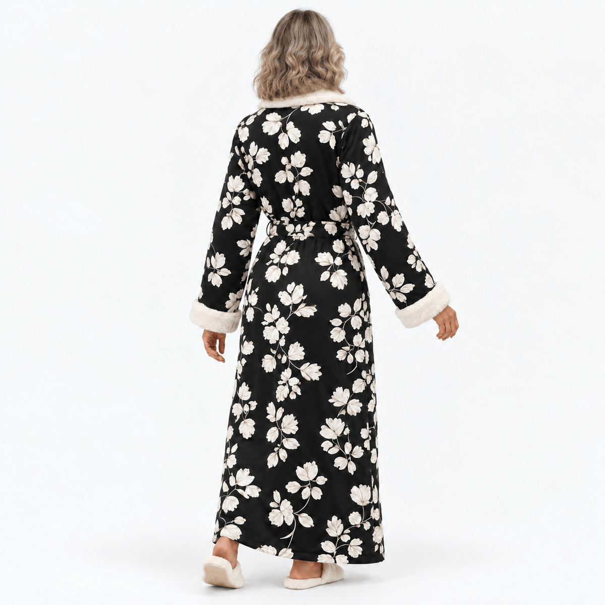 SNUG GILLY Long Fleece Dressing Gown Women'S Velvet