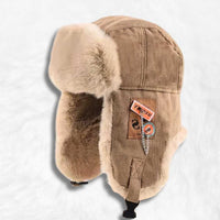 SNUG GILLY Beige Aviator Trapper Hat | Shannon
