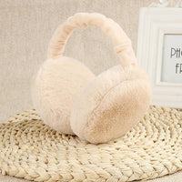 SNUG GILLY Beige Faux Fur Earmuffs With Adjustable Band | Claire