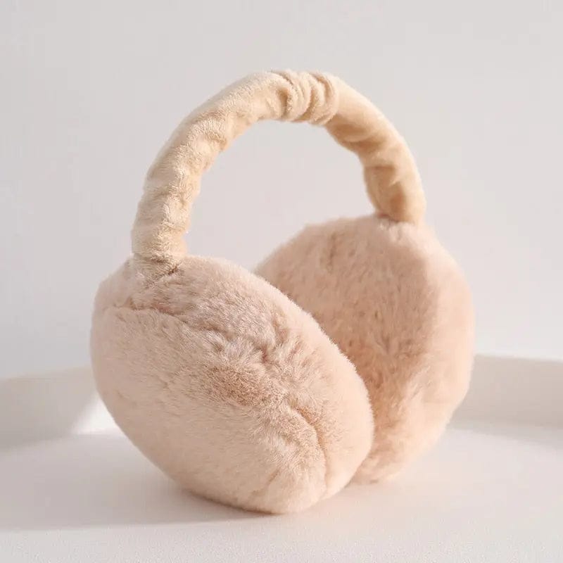 SNUG GILLY Beige Faux Fur Earmuffs With Adjustable Band | Claire