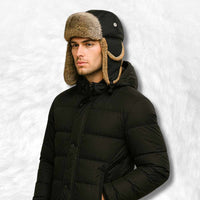 SNUG GILLY Black Faux Fur Russian Trapper Hat | Samantha