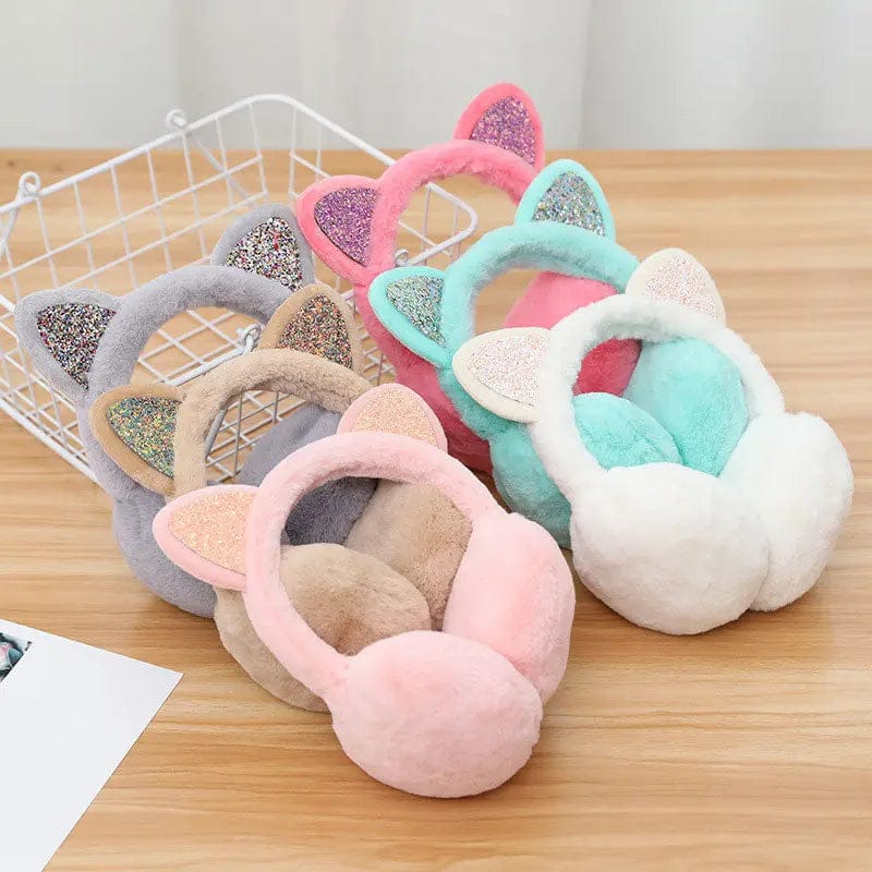 SNUG GILLY Cat Ear Earmuffs With Flexible Headband | Jasmine