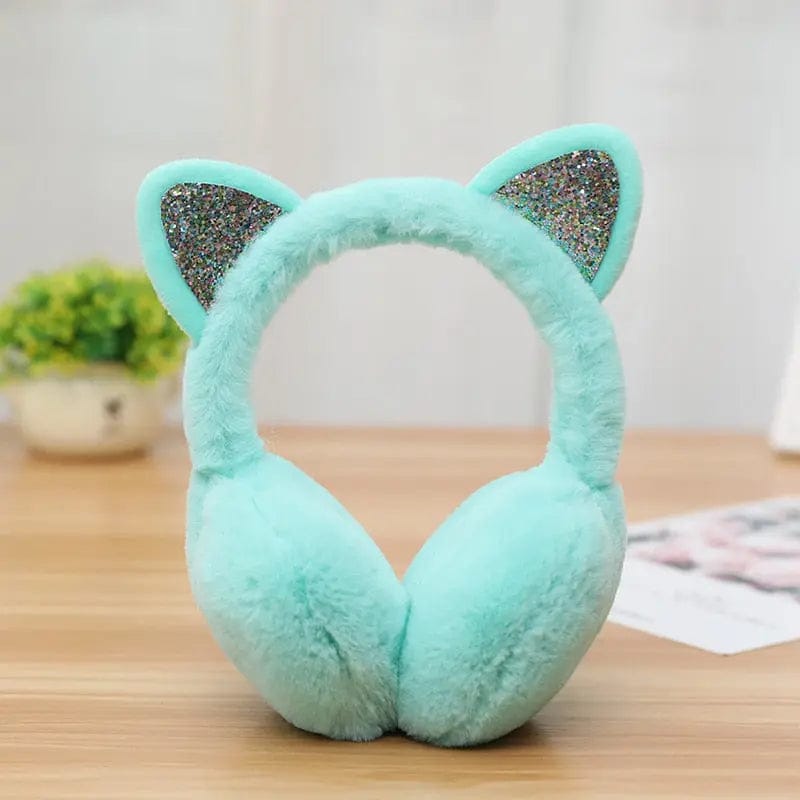 SNUG GILLY Cat Ear Earmuffs With Flexible Headband | Jasmine