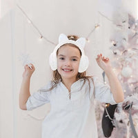 SNUG GILLY Cat Ear Earmuffs With Flexible Headband | Jasmine
