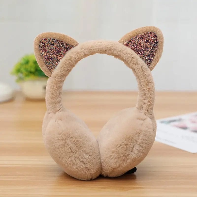 SNUG GILLY Cat Ear Earmuffs With Flexible Headband | Jasmine