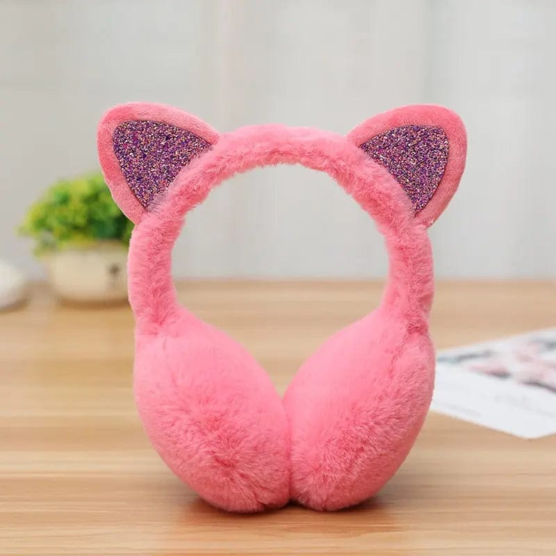 SNUG GILLY Cat Ear Earmuffs With Flexible Headband | Jasmine