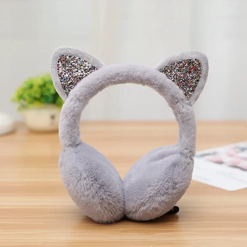 SNUG GILLY Cat Ear Earmuffs With Flexible Headband | Jasmine