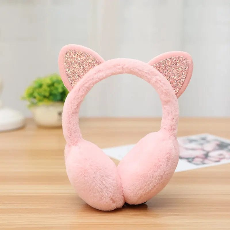 SNUG GILLY Cat Ear Earmuffs With Flexible Headband | Jasmine