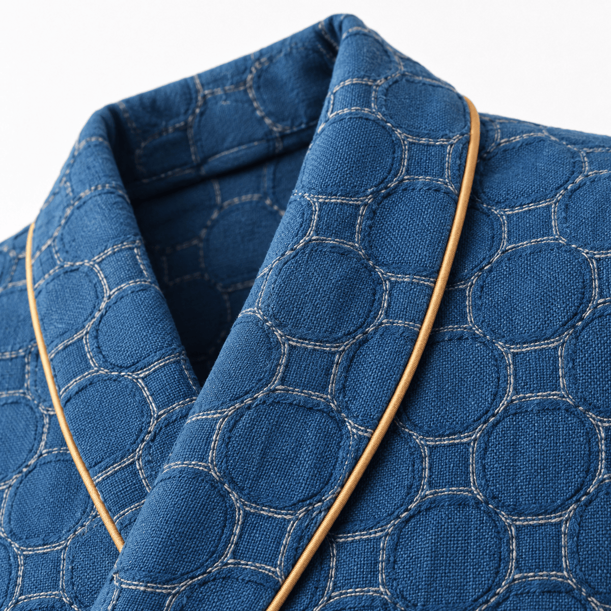 SNUG GILLY Dressing Gown Men'S Waffle Cotton Shawl Collar