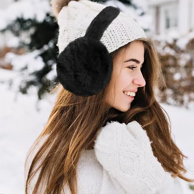 SNUG GILLY Faux Fur Earmuffs With Stretch Fit | Beatrice