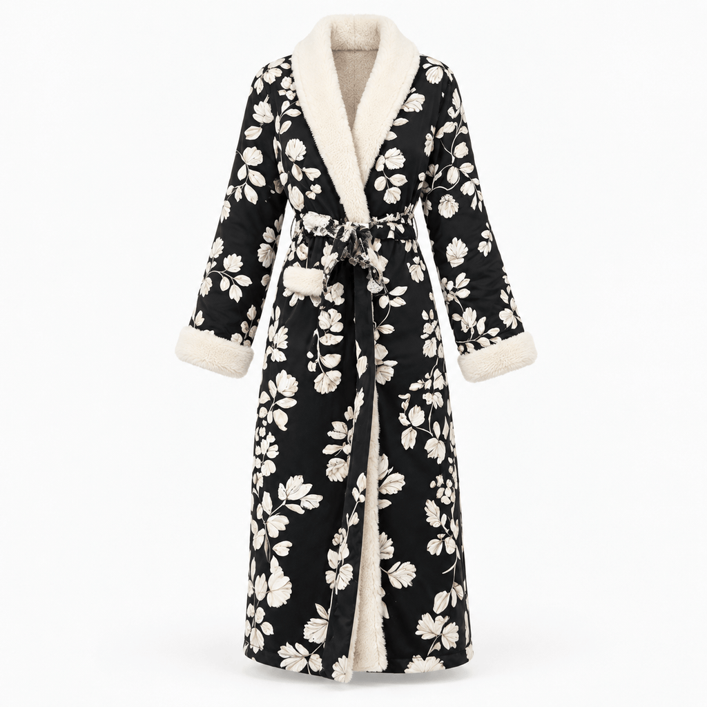SNUG GILLY Long Fleece Dressing Gown Women'S Velvet