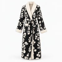 SNUG GILLY Long Fleece Dressing Gown Women'S Velvet