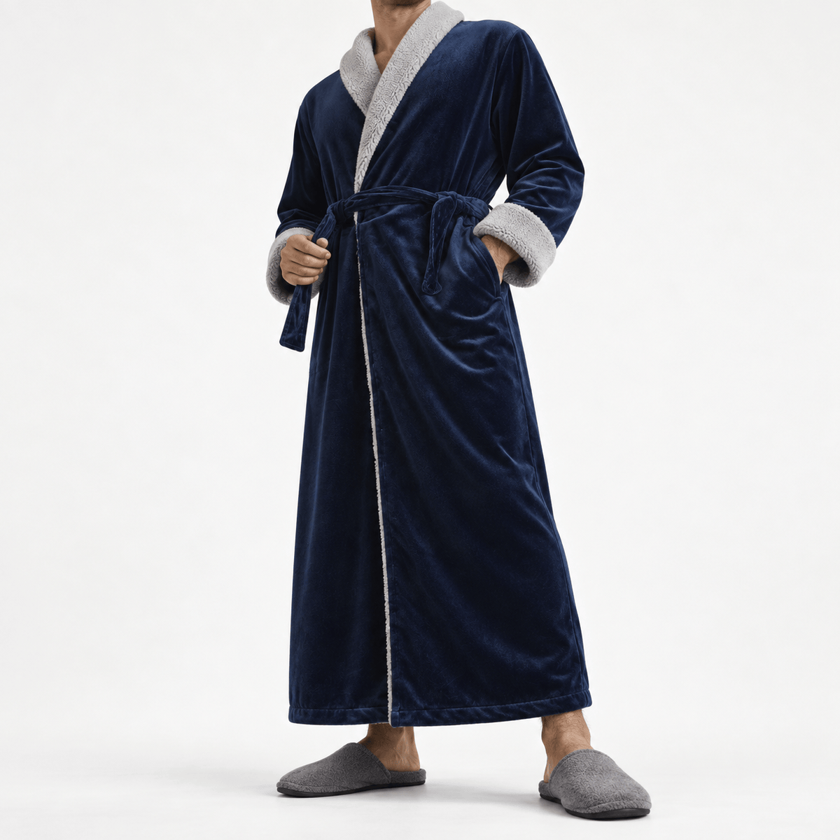 SNUG GILLY Men'S Velvet Dressing Gown