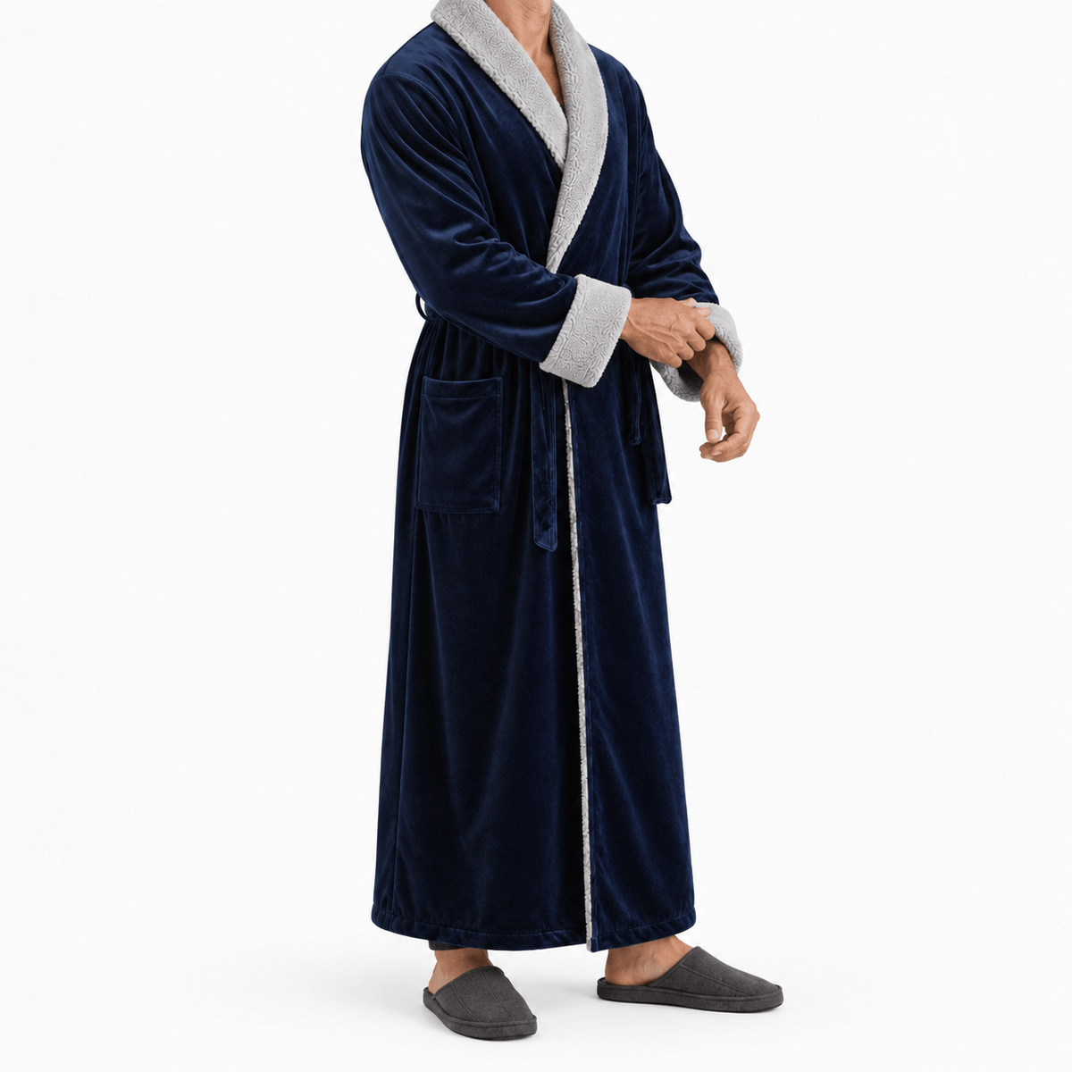 SNUG GILLY Men'S Velvet Dressing Gown
