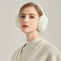 SNUG GILLY White Foldable Earmuffs With Adjustable Band | Holly