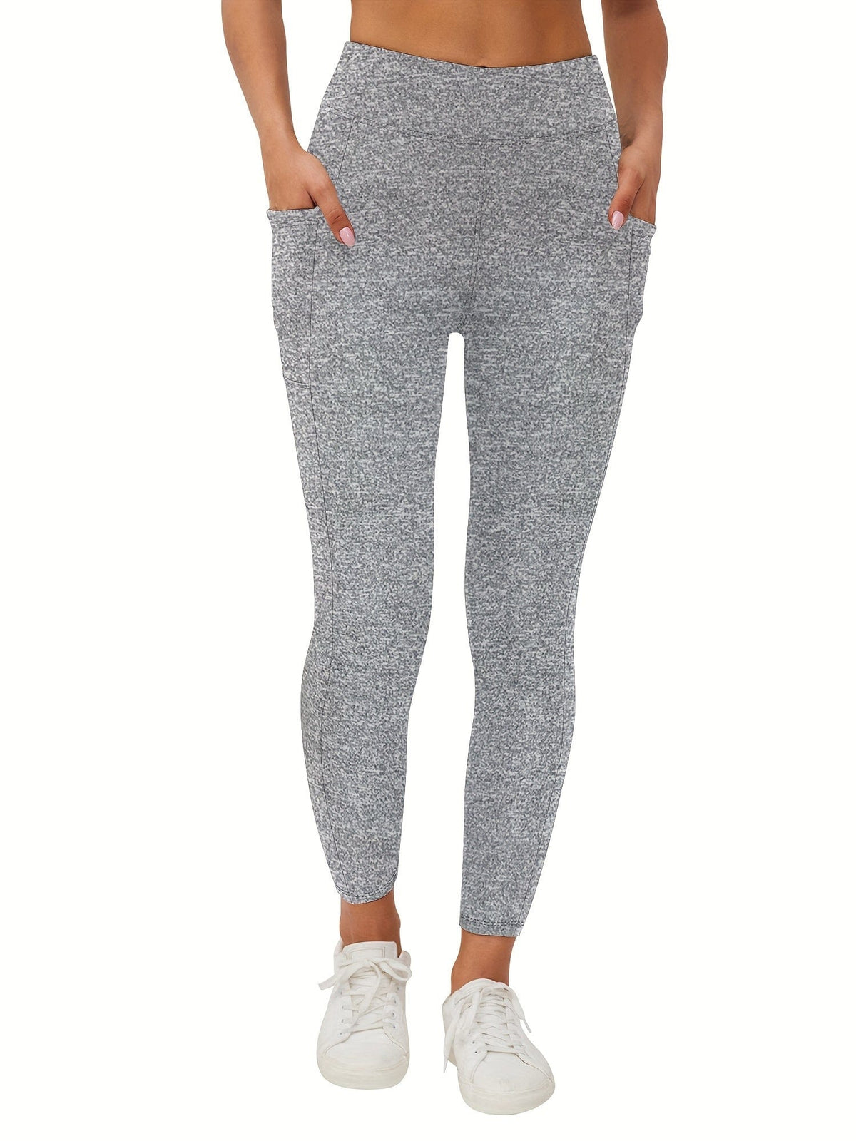 SNUG GILLY Women's High Waisted Fleece Lined Pocket Leggings | George